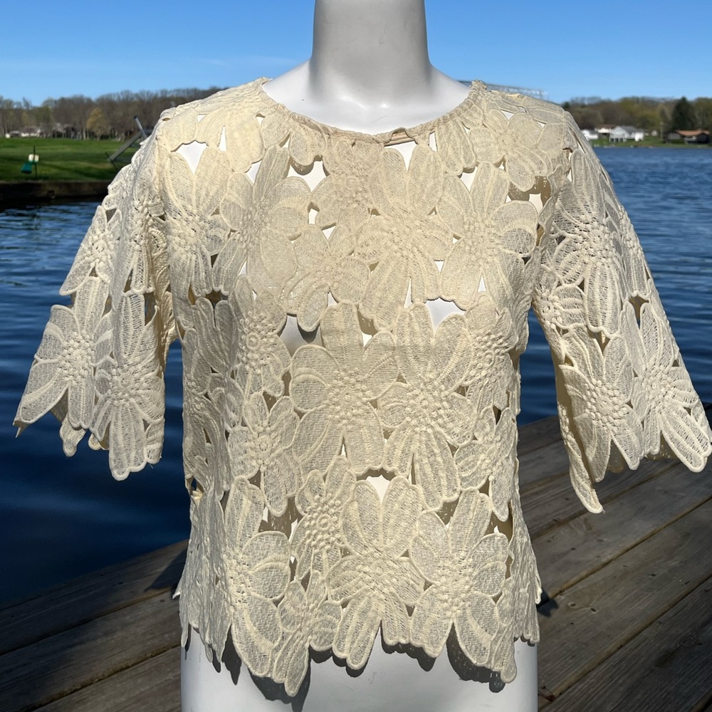 Dizzylissy great floral abstract top L